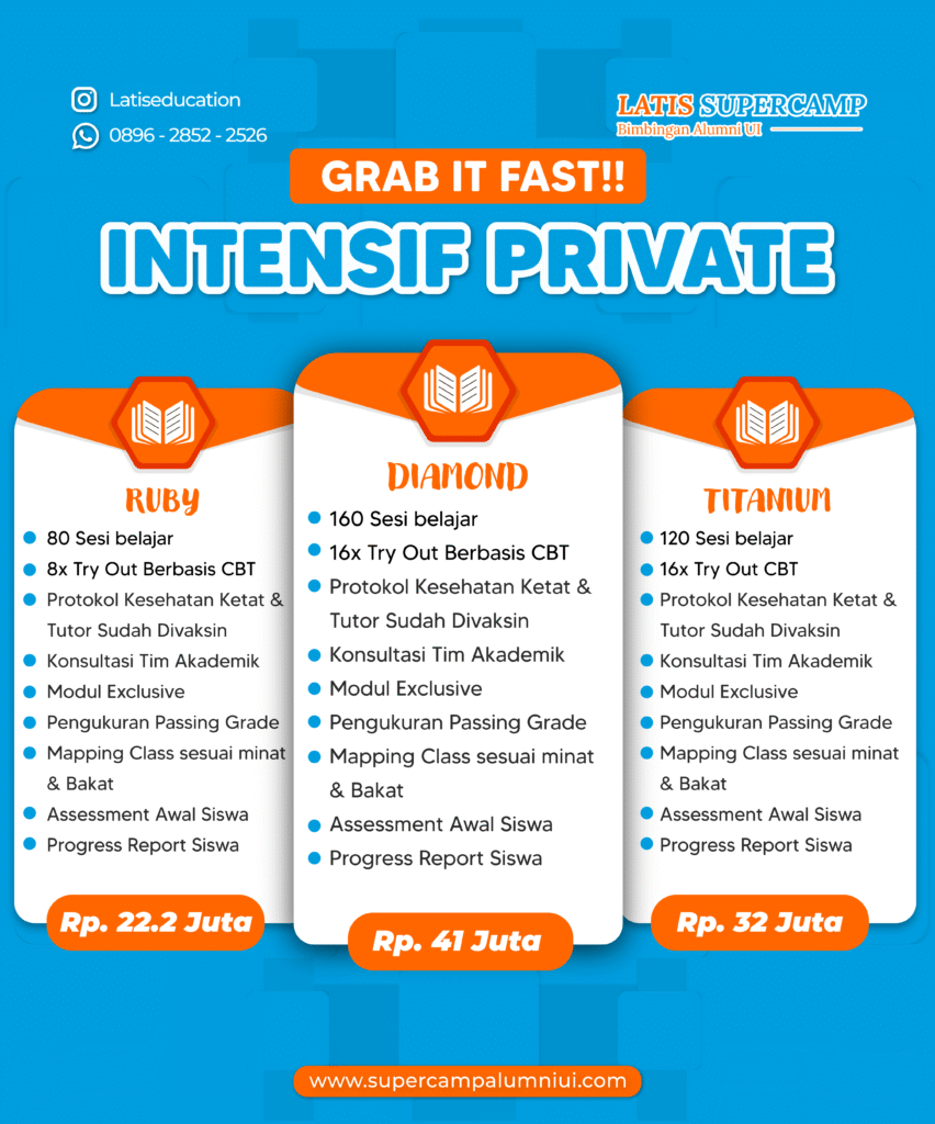bimbel utbk, bimbel sbmptn, karantina ui, bimbel alumni ui, bimbel masuk ptn, les snbt, Bimbel SIMAK UI, bimbel karantina, Bimbel intensif UTBK, les privat utbk, bimbel snbt, les privat sbmptn, Bimbel Intensif, les sbmptn, bimbel ptn, Bimbel kedokteran online, Bimbel simak ui s2, Bimbel SBMPTN Online, Bimbel Intensif SBMPTN, les privat snbt, supercamp ui, supercamp snbt, karantina utbk, bimbel supercamp, karantina snbt