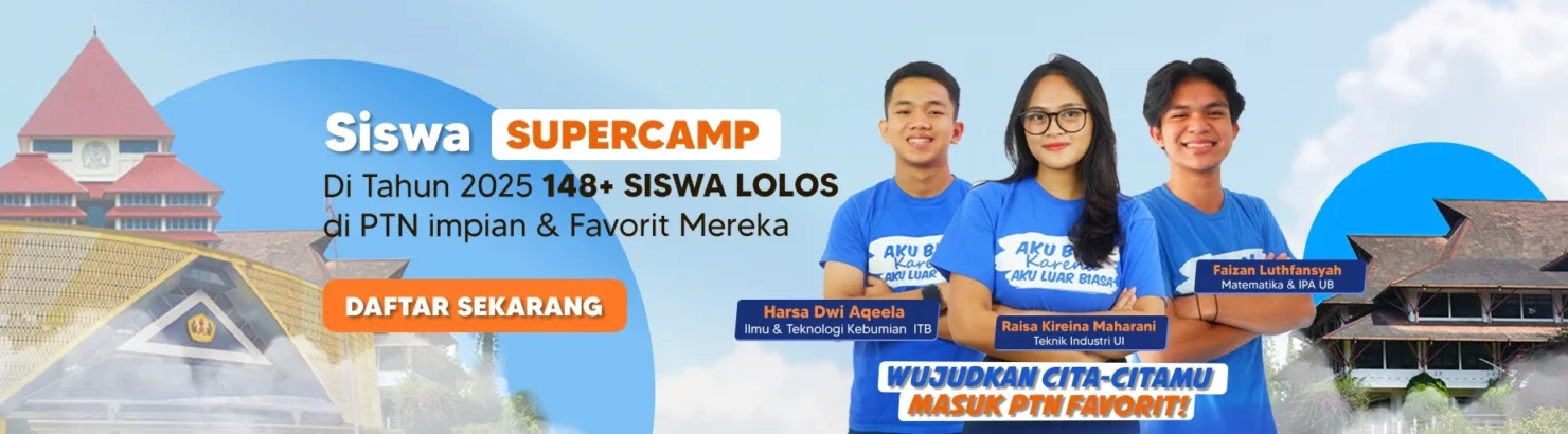 banner program bimbel utbk snbt dan karantina by latis supercamp