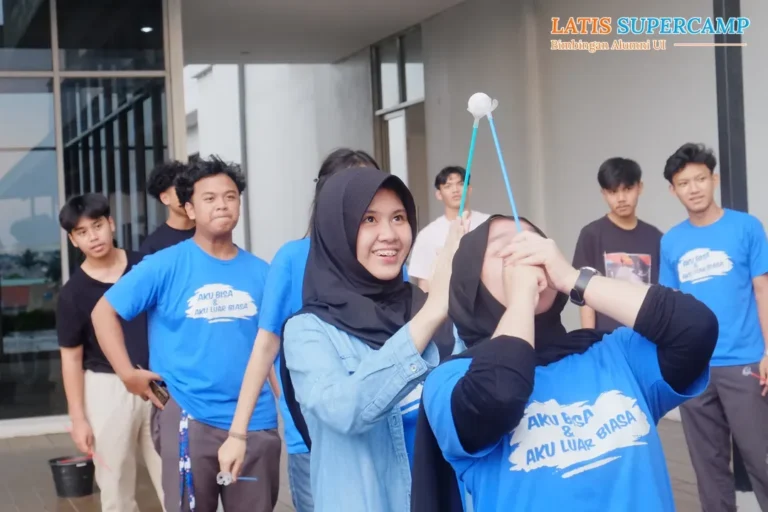 kegiatan lomba bersama siswa karantina UTBK