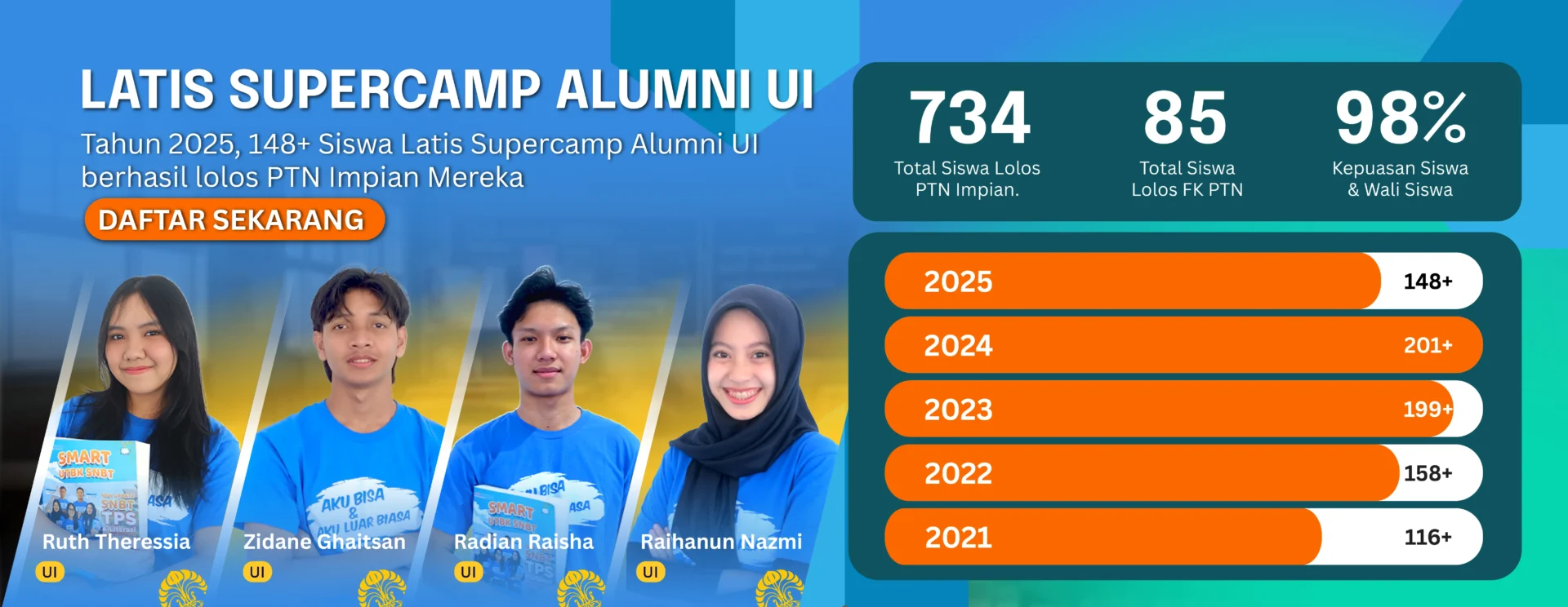 desain siswa lolos karantina utbk kampus ui