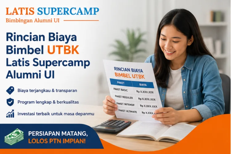 Rincian Biaya Bimbel UTBK Latis Supercamp Alumni UI