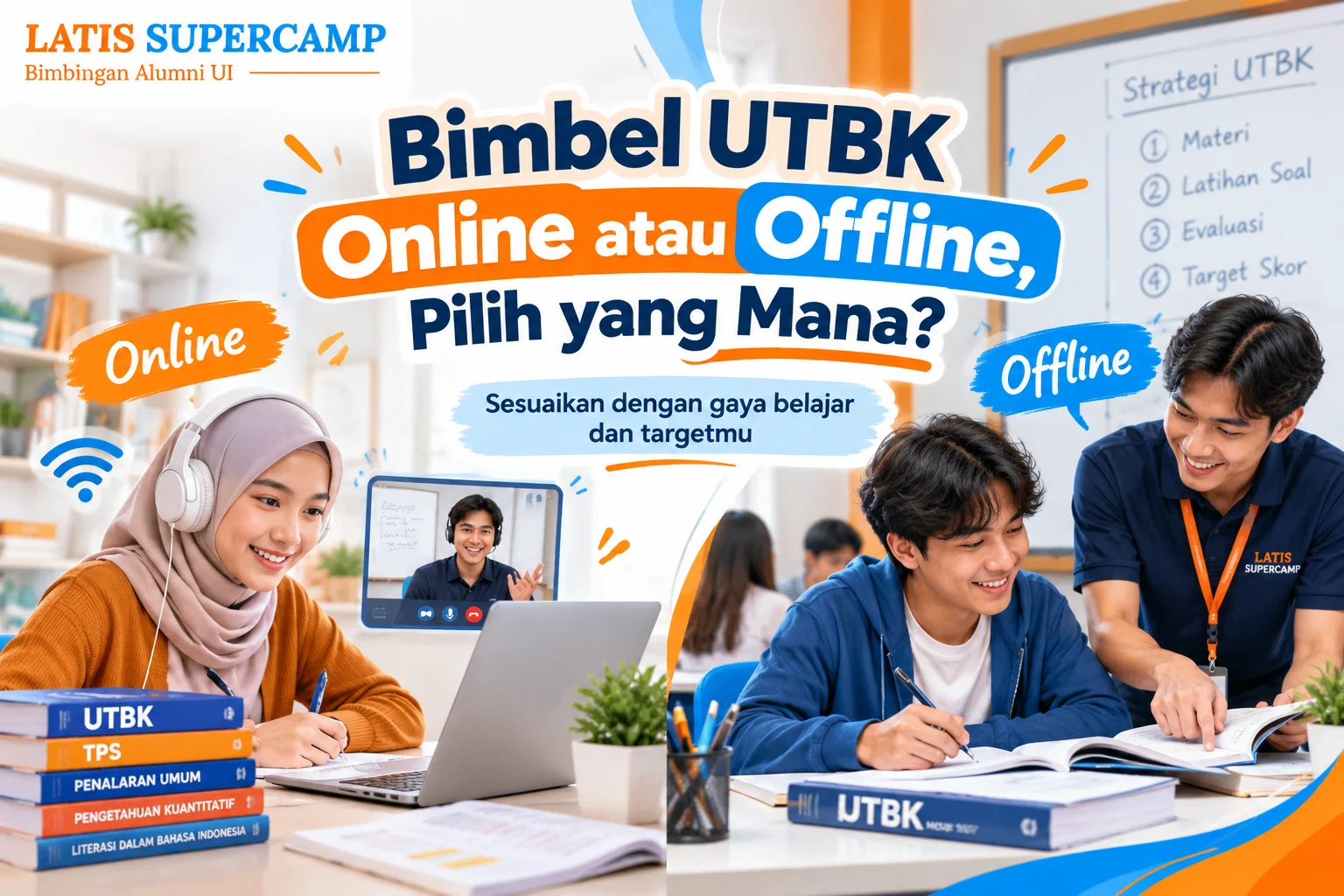 Bimbel UTBK Online atau Offline, Pilih yang Mana?