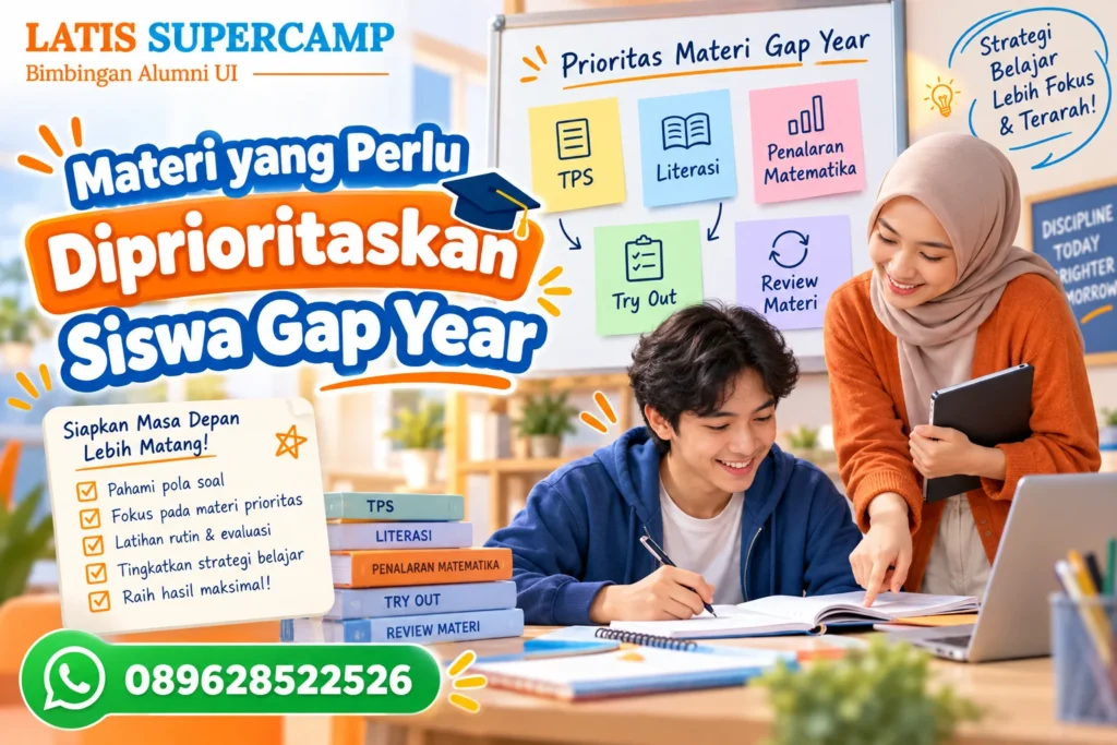 Apa Materi yang Perlu Diprioritaskan Siswa Gap Year?