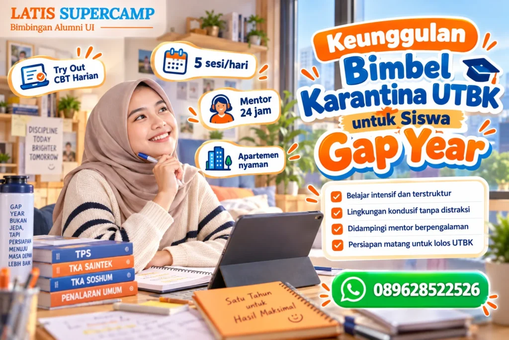 Apa Keunggulan Bimbel Karantina UTBK untuk Siswa Gap Year?