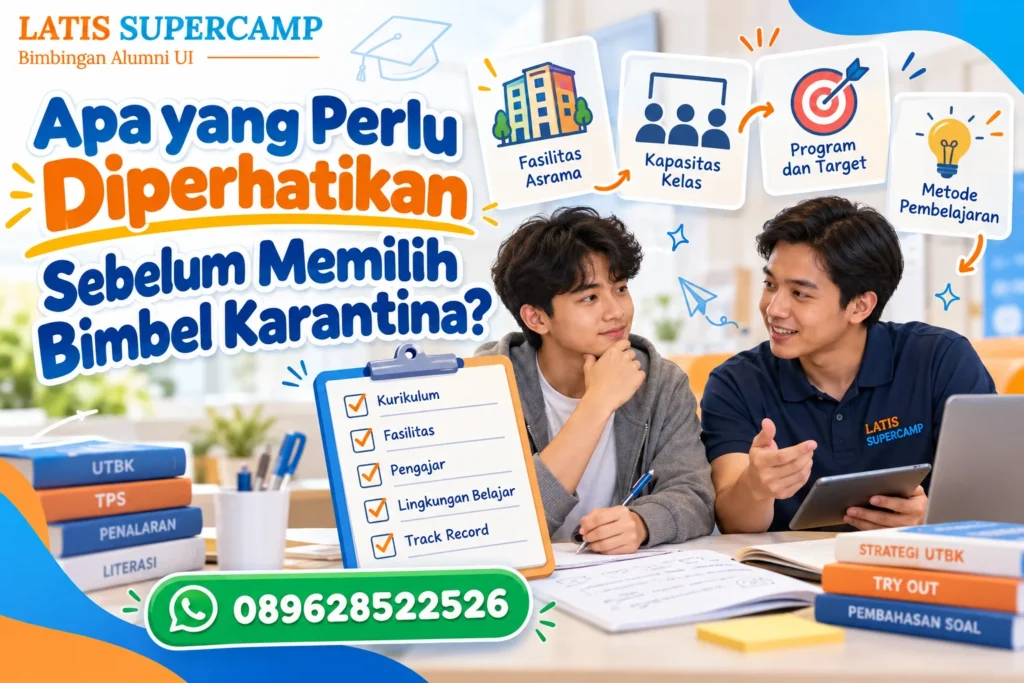 Apa yang Perlu Diperhatikan Sebelum Memilih Bimbel Karantina?