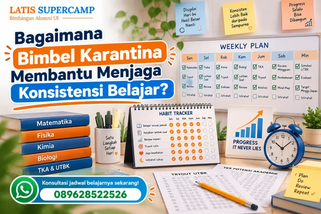 Bagaimana Bimbel Karantina Membantu Menjaga Konsistensi Belajar?