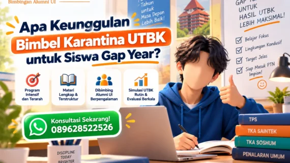 Bimbel Karantina UTBK untuk Siswa Gap Year